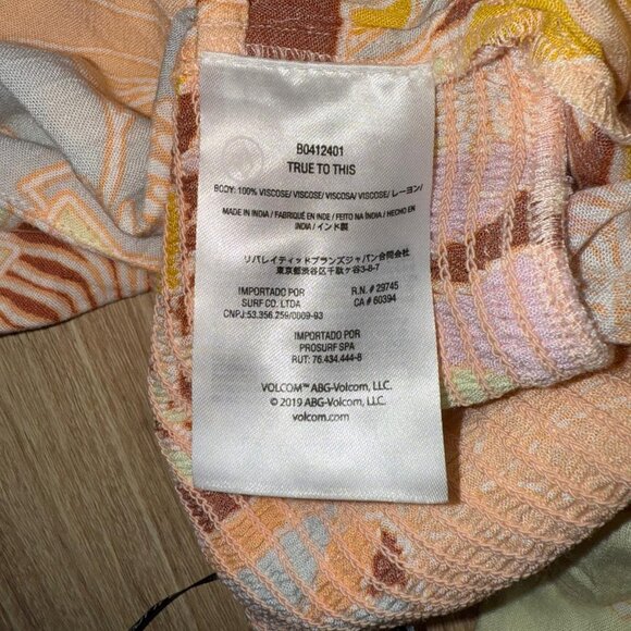 Volcom Women's Oh Lei Halter Neck Cami Top size medium - Picture 6 of 9